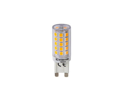 6-set LED-lamp G9, 3,5 watt, gemaakt van plastic, warm wit
