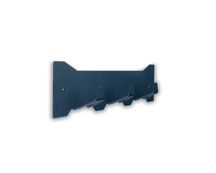 Gorillz Triangle Three - Industrieel Design - Wandkapstok - Blauw