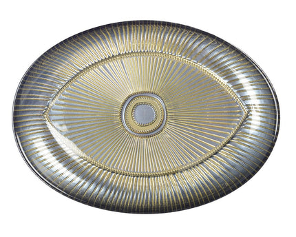 22x15,5 cm Silver Oval Cup