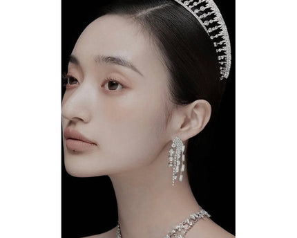 Prinses Koninklijke elegantie kristallen tiara's