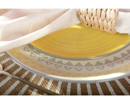 United Yellow Dessert Plate - Coachella