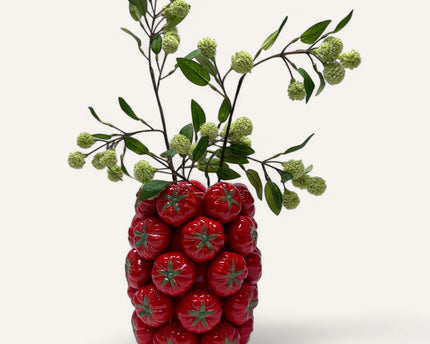 Handgemaakte tomatenvaas