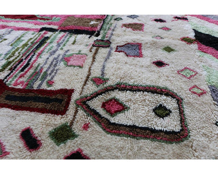 Zuiver wollen Marokkaans Berber-tapijt 203 x 292 cm