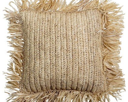 Sierkussen met vulling | Decoratief Kussen | Sofa Kussen GANDI gemaakt van Raffia