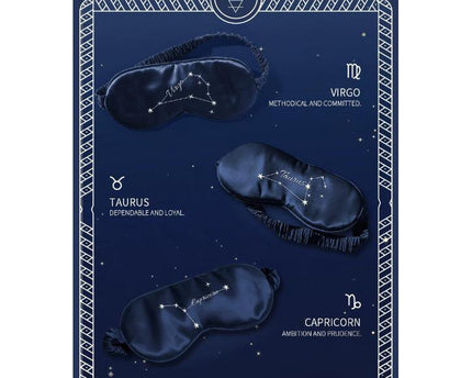 Sterrenbeelden 100% zijden slaapmasker-oversize