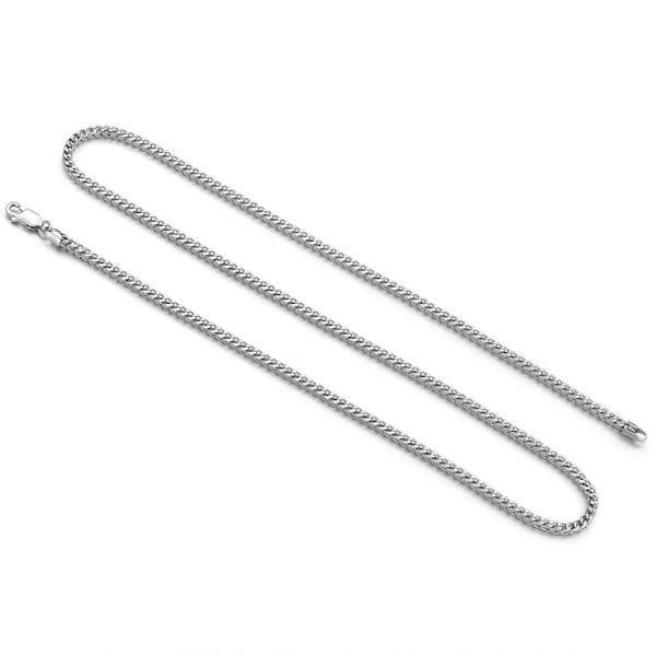 Unisex vossenstaartketting - 2,5 mm breed