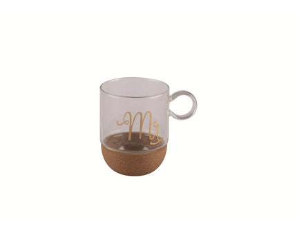 Mok in Glass Cork "Mr"
