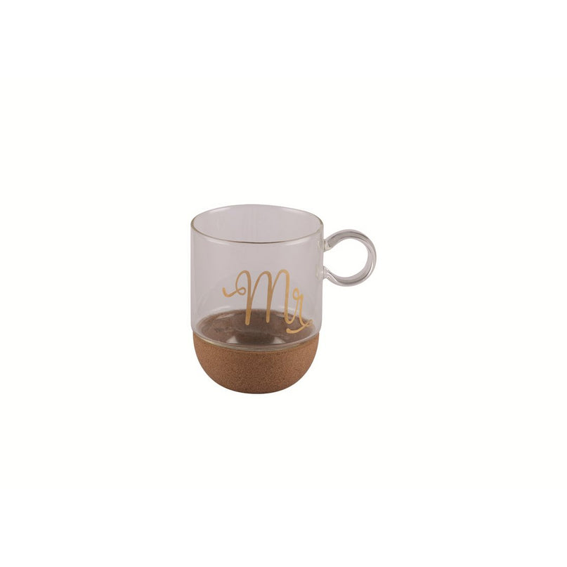 Mok in Glass Cork "Mr"