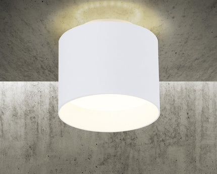 LED Spot "Trios" Ø 10 cm wit, gemaakt van metaal en plastic met geïntegreerde LED's