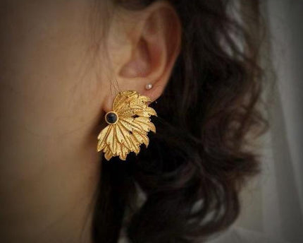 Vintage geïnspireerde Peacock Wings oorbellen