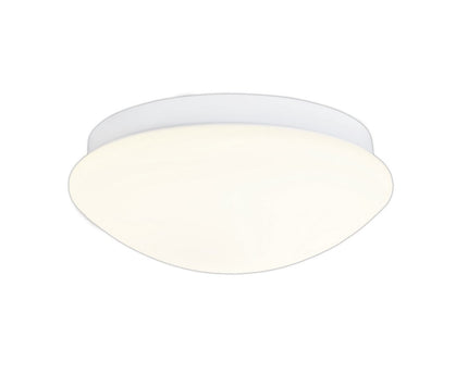 LED -plafondlicht "Genève" gemaakt van metaal en plastic in het wit, met stevig ingebouwde in LED's Ø ca. 30 cm
