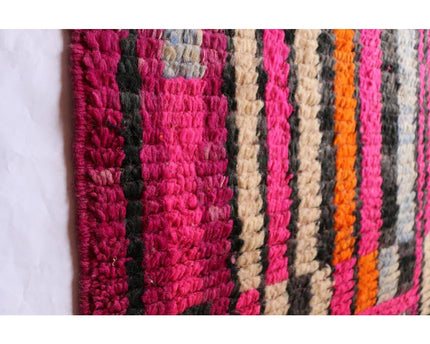 Zuiver wollen Marokkaans Berber halkleed 77 x 514 cm