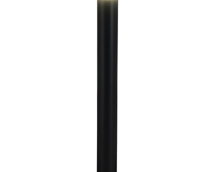 LED Outer Socket Light "paddestoel", gemaakt van metaal en plastic in antraciet, met geïntegreerde LED