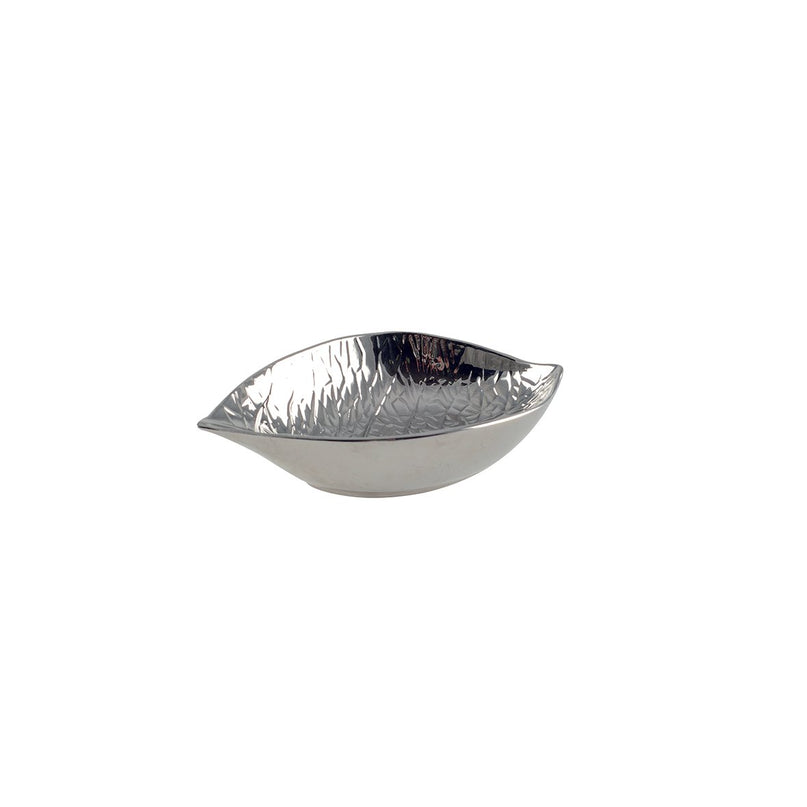 Zilveren keramische bladbeker 17x10x3cm