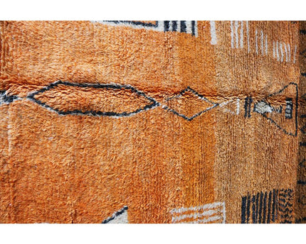 Zuiver wollen Marokkaans Berber-tapijt 170 x 271 cm