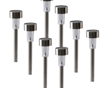 LED-SOLAR-EERDSPIEß "Edda" 8er set