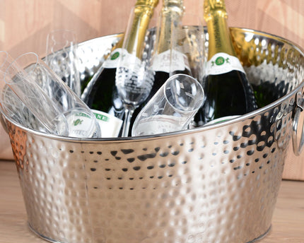 Gehamerd champagne -emmer 25x40x40cm