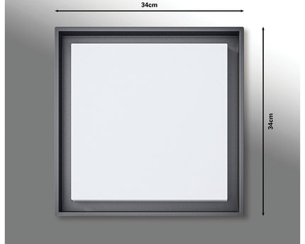 LED Buiten plafondlicht IP54 "MIO" S: 34 cm