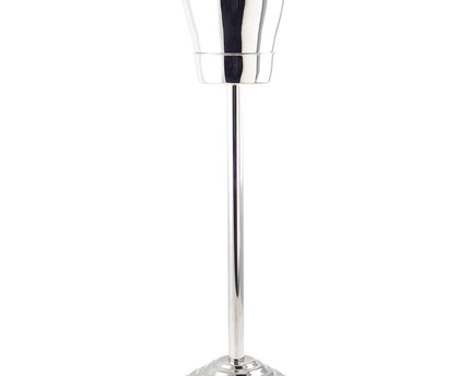 Roestvrijstalen voet champagne emmer h.84 cm