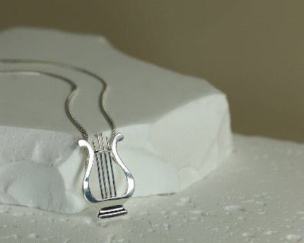Egeïsche Zee - Minimalistische Griekse harpketting