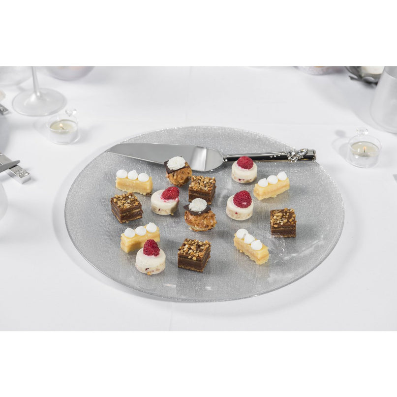 Plat 35 cm gember argent