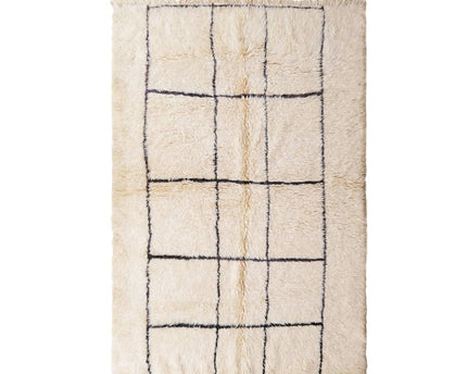 Zuiver wollen Marokkaans Berber-tapijt 174 x 254 cm