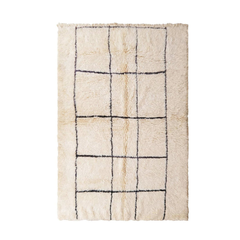 Zuiver wollen Marokkaans Berber-tapijt 174 x 254 cm