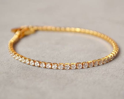 Tijdloze diamanten look sprankelende armband
