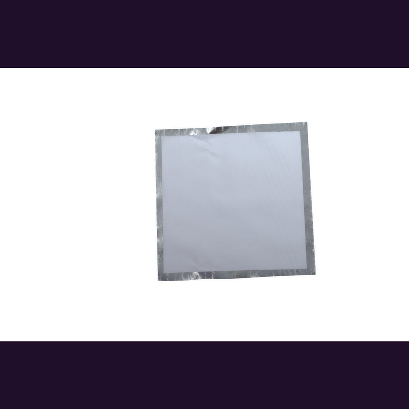 Wegwerphanddoeken 21x21cm Wit en zilveren Roller 32 stuks