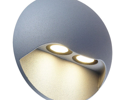 LED externe wandlamp "Vedus" D: 13 cm