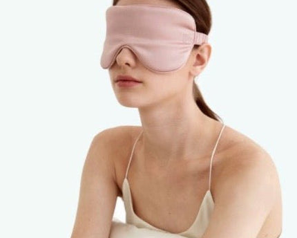 100% zijde ontspanningsslaapmasker-22 mm-effen kleuren-oversize