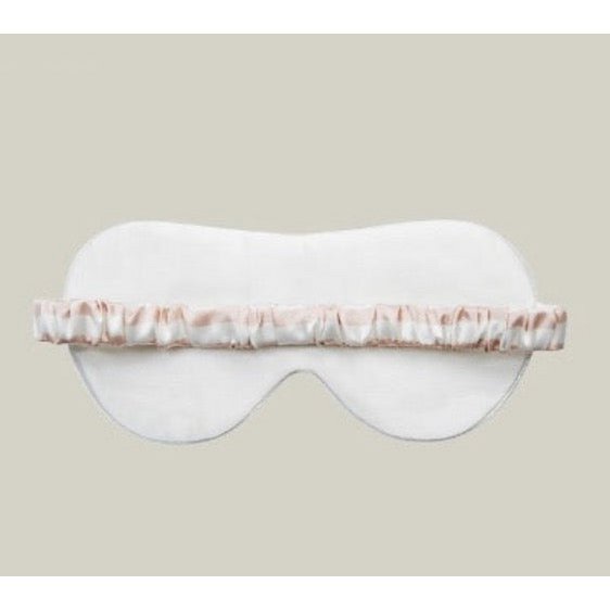 100% zijde ontspanningsslaapmasker-19 mm-bandjes op schaakbordpatronen-oversize