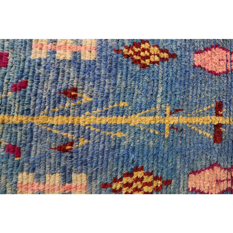 Zuiver wollen Marokkaans Berber halkleed 81 x 383 cm
