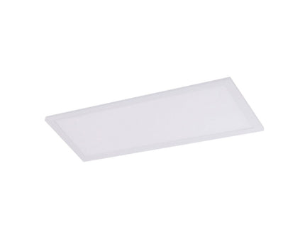 LED -assemblagepaneel "Sorriso", montagelamp gemaakt van metaal en plastic in wit met stevig ingebouwde LED's, 30 x 60 cm voor interieurs