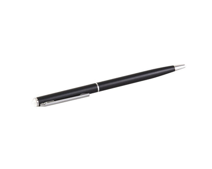 Zwarte balpen met diamant