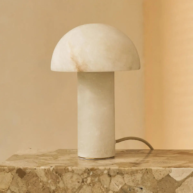 Francesco stijlvolle albasten lamp – handgemaakte luxe verlichting