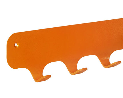 Gorillz Rounded Seven - Wandkapstok - 7 Kapstok Haken - Oranje