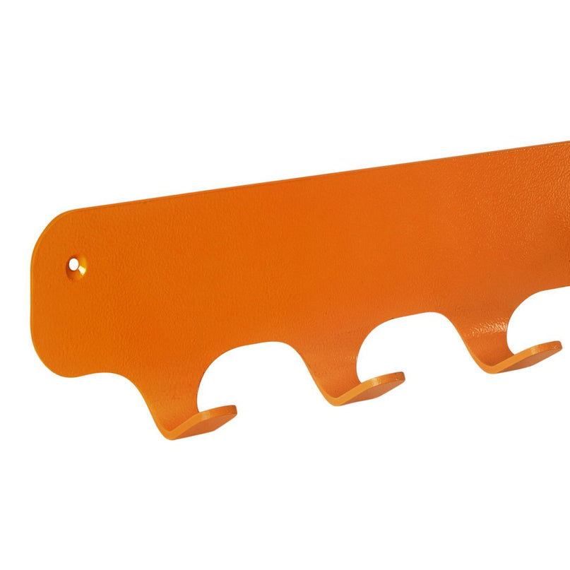 Gorillz Rounded Seven - Wandkapstok - 7 Kapstok Haken - Oranje