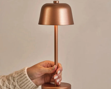 Anton Koperen Oplaadbare Tafellamp | Stijlvolle en draadloze verlichting