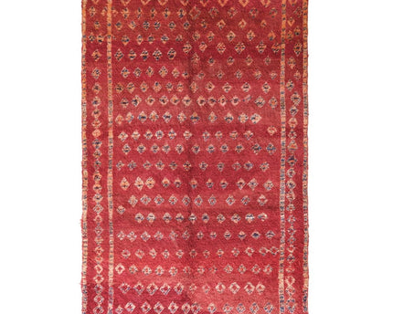Vintage handgeweven wollen Berberkleed 169 x 258 cm