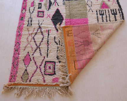 Zuiver wollen Marokkaans Berber-tapijt 179 x 274 cm