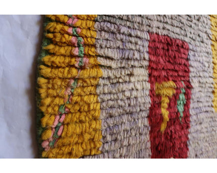 Zuiver wollen Marokkaans Berber halkleed 67 x 356 cm