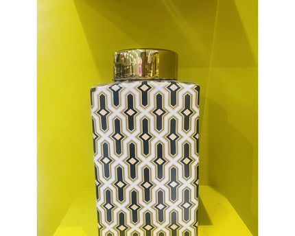 Zwart Gouden Pot (groot formaat)