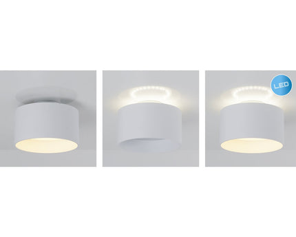 LED spot "Trios" d: 14cm wit