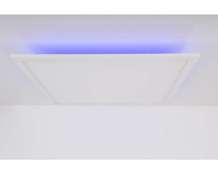Smart Home LED -achtergrondverlichting Paneel zijlengte 45 cm, veel functies, transportlamp gemaakt van metaal en plastic, geïntegreerde LED's