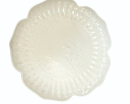 Floral White Porselein Dessert Plate 18,5 cm