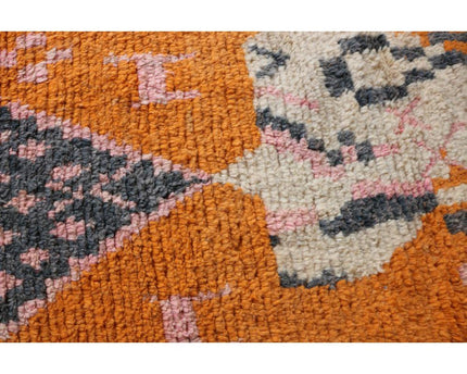 Zuiver wollen Marokkaans Berber halkleed 77 x 375 cm