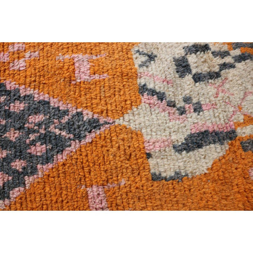 Zuiver wollen Marokkaans Berber halkleed 77 x 375 cm