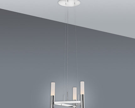 LED kroon 3-vlammen d: 28,4 cm omhoog/omlaag "kasteel"