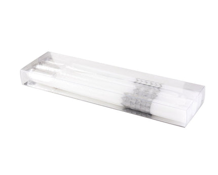Silver Decor Torch Candles - veel van 3